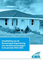 De ontwikkeling van de Bouwvergunning verlening aan nieuwbouwoningen in de periode 2010-2021